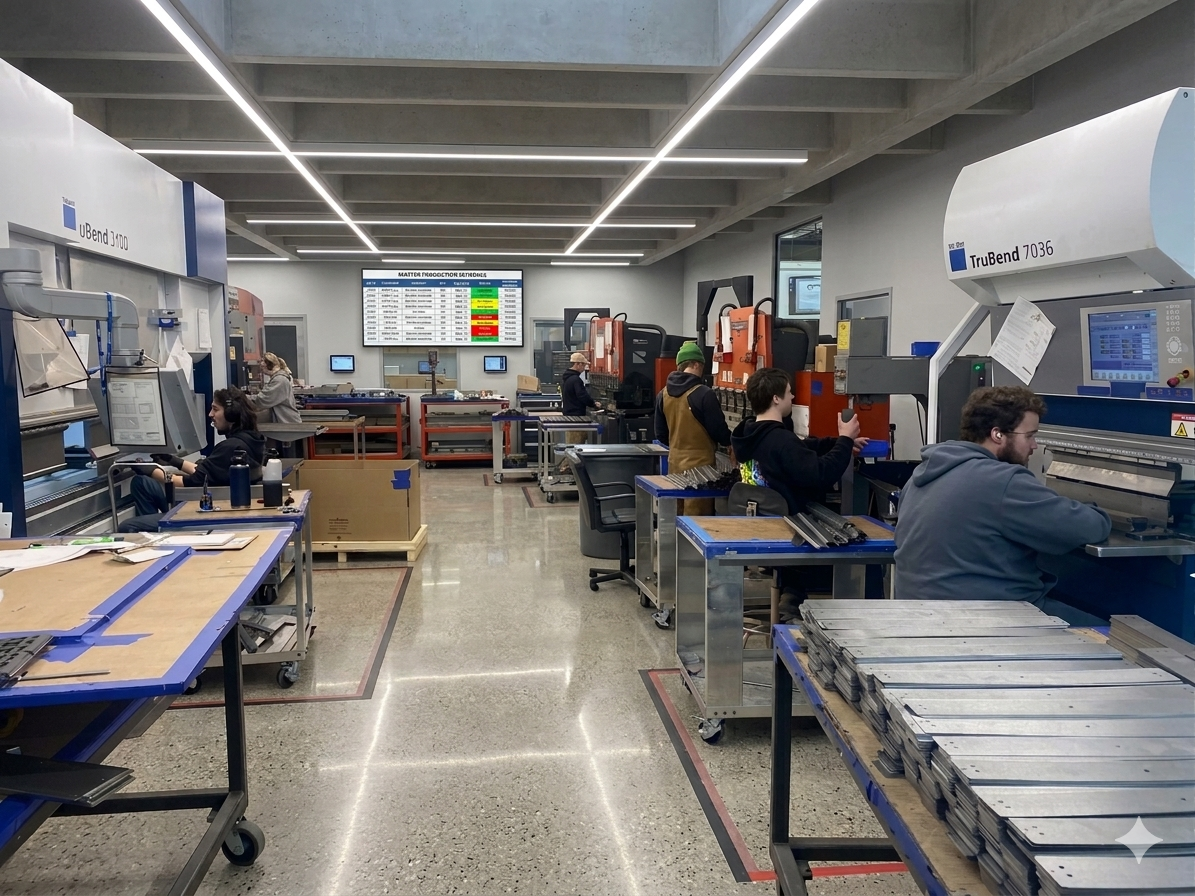 LaserMan Fabrication, LLC — CNC Press Brake Formed Parts